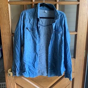 Denim Snap shirt